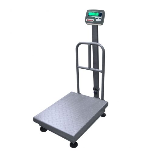 Balança de plataforma UR 10000 Light 300/50 ME, 45X60cm, bandeja e estrutura aço carbono, coluna, encosto e pés reguláveis