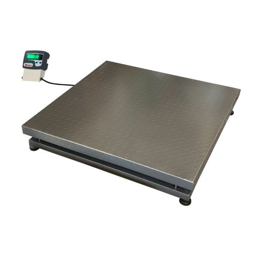 Balança de plataforma UR 10000 LIGHT 600/100, em aço carbono, 0,95 X 1m, sem coluna, com bateria