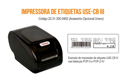 Balança computadora US 31/2 POP-Z New com saída serial - Image 4