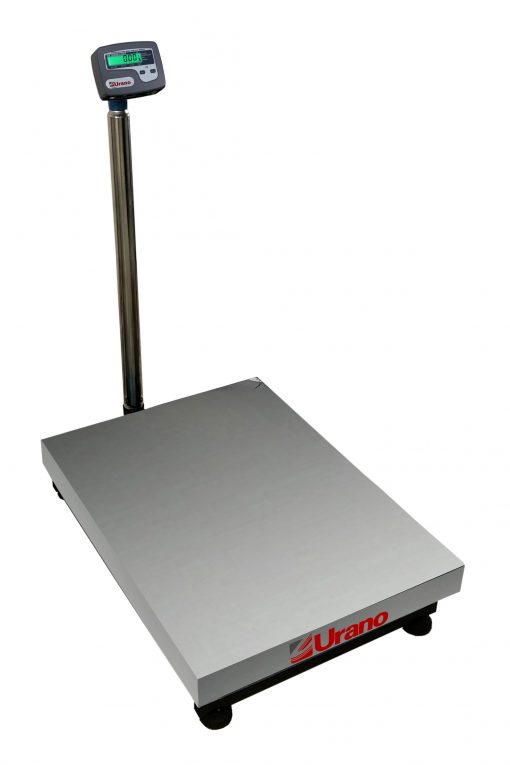 Balança de plataforma UR 10000 Light 500/100, 60X80cm, estrutura metálica, bandeja e coluna aço inox, sem bateria - Image 3