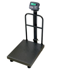 Balança de plataforma W UR 10000 Light 300 / 50 ME, 45 x 60 cm, bandeja e estrutura aço carbono, coluna, encosto, pés reguláveis, com bateria