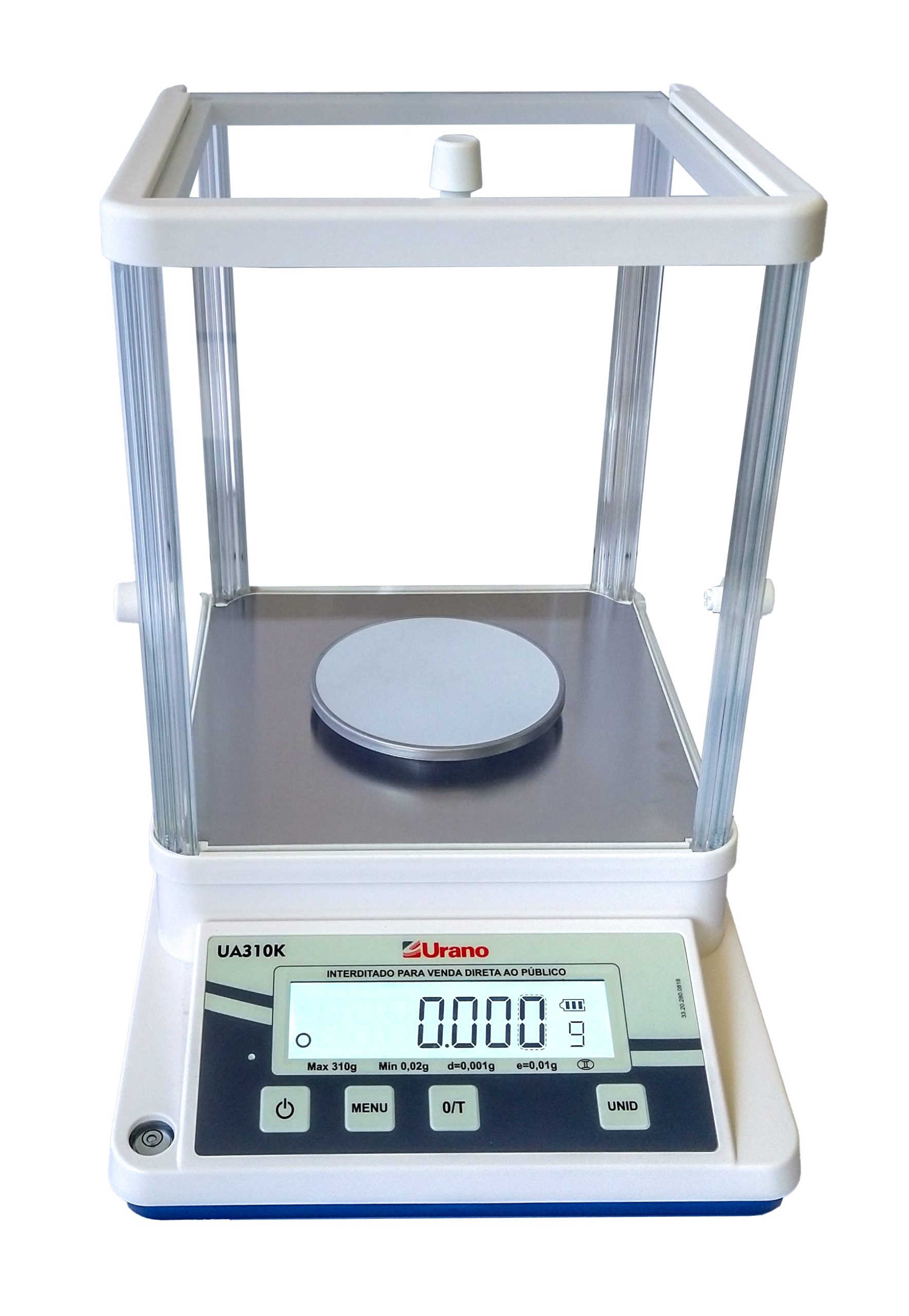 Balança semianalítica UA 310/0,001 K com saída serial - Imagem 2