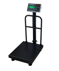 Balança de plataforma W UR 10000 Pro 300 x 50 ME, 45 x 60 cm, bandeja e estrutura aço carbono, coluna, encosto, pés, com bateria