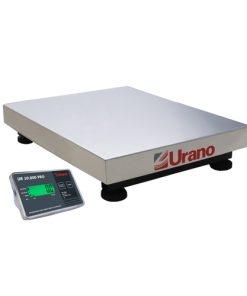 Balança de plataforma W UR 10000 Pro 500 / 100, 60 x 80 cm, estrutura metálica, bandeja aço inox, sem coluna, bateria