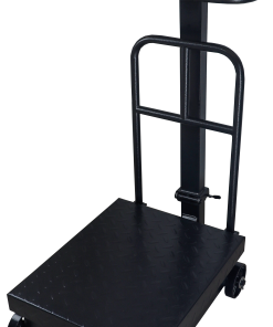 Balança de plataforma W UR 10000 Pro 500 x 100, 45 x 60 cm, bandeja e estrutura aço carbono, coluna, encosto, rodas, com bateria - Imagem 6