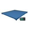 Balança de plataforma W UR 10000 Pro 3000 / 1000, em aço carbono xadrez  1,20 X 1,20 m, com 4 células de carga, caixa de junção, sem coluna, com suporte para comando, com bateria