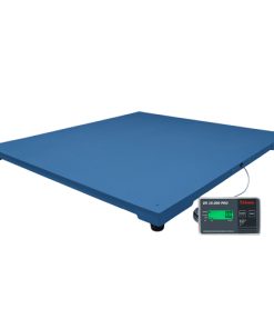 Balança de plataforma W UR 10000 Pro 3000 / 1000, em aço carbono xadrez  1,50 X 1,50 m, com 4 células de carga, caixa de junção, sem coluna, com suporte para comando, com bateria